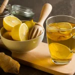 Lemon and ginger detox drink